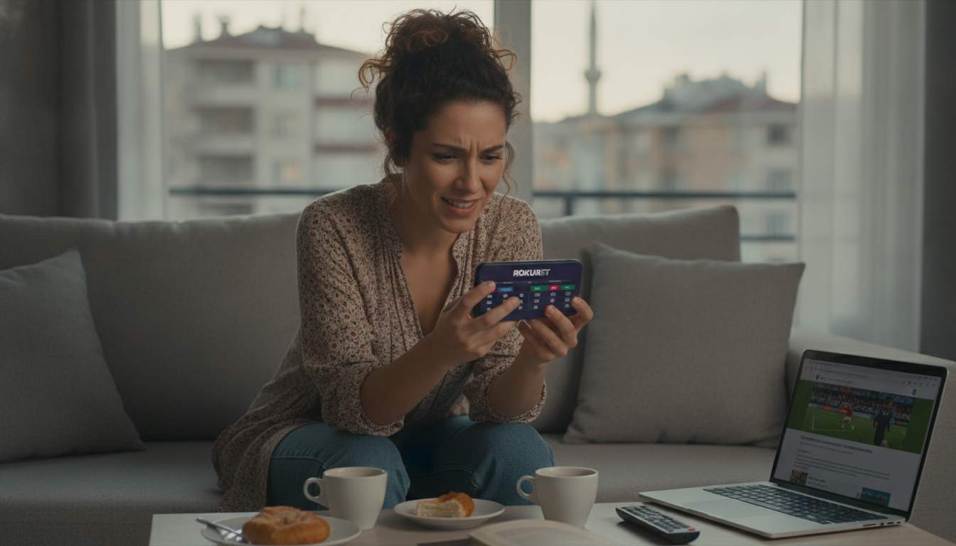 Bahis Deneyimi Türk kadın, Rokubet'te bahis yapıyor